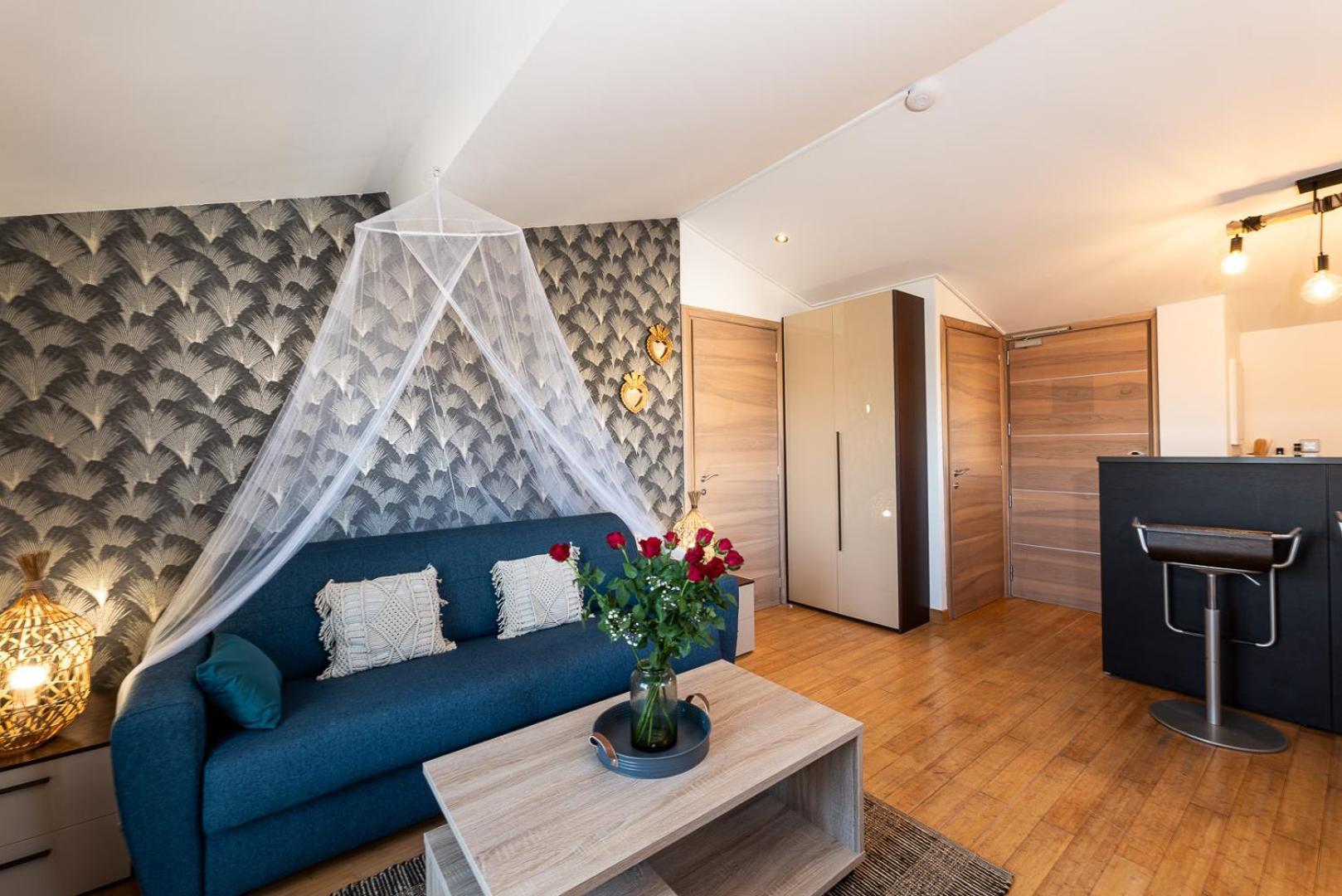 Studio Dernier Etage Le Nid D'Amour - Sejour Romantique, Mandara Beach, جوان ليه باه المظهر الخارجي الصورة